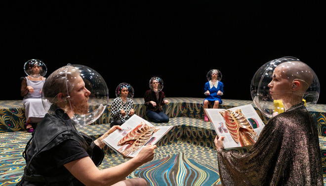 Die Hörposaune (“The Hearing Trombone”, 2022) by Antonia Baehr, Jule Flierl, and Isabell Spengler. Foto: Anja Weber.
